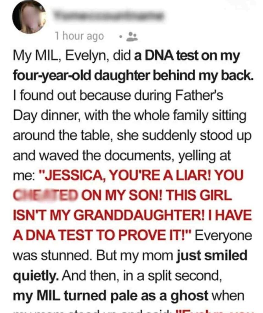 She Showed Up to Father's Day With a Fake DNA Test